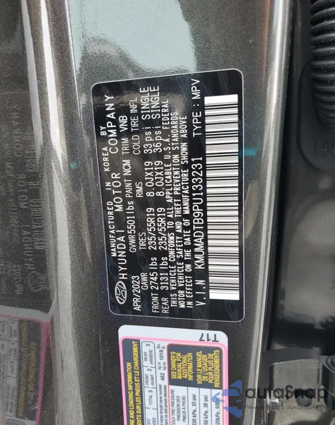 2023 Genesis Gv70 Base from USA, damaged, VIN KMUMADTB9PU133231